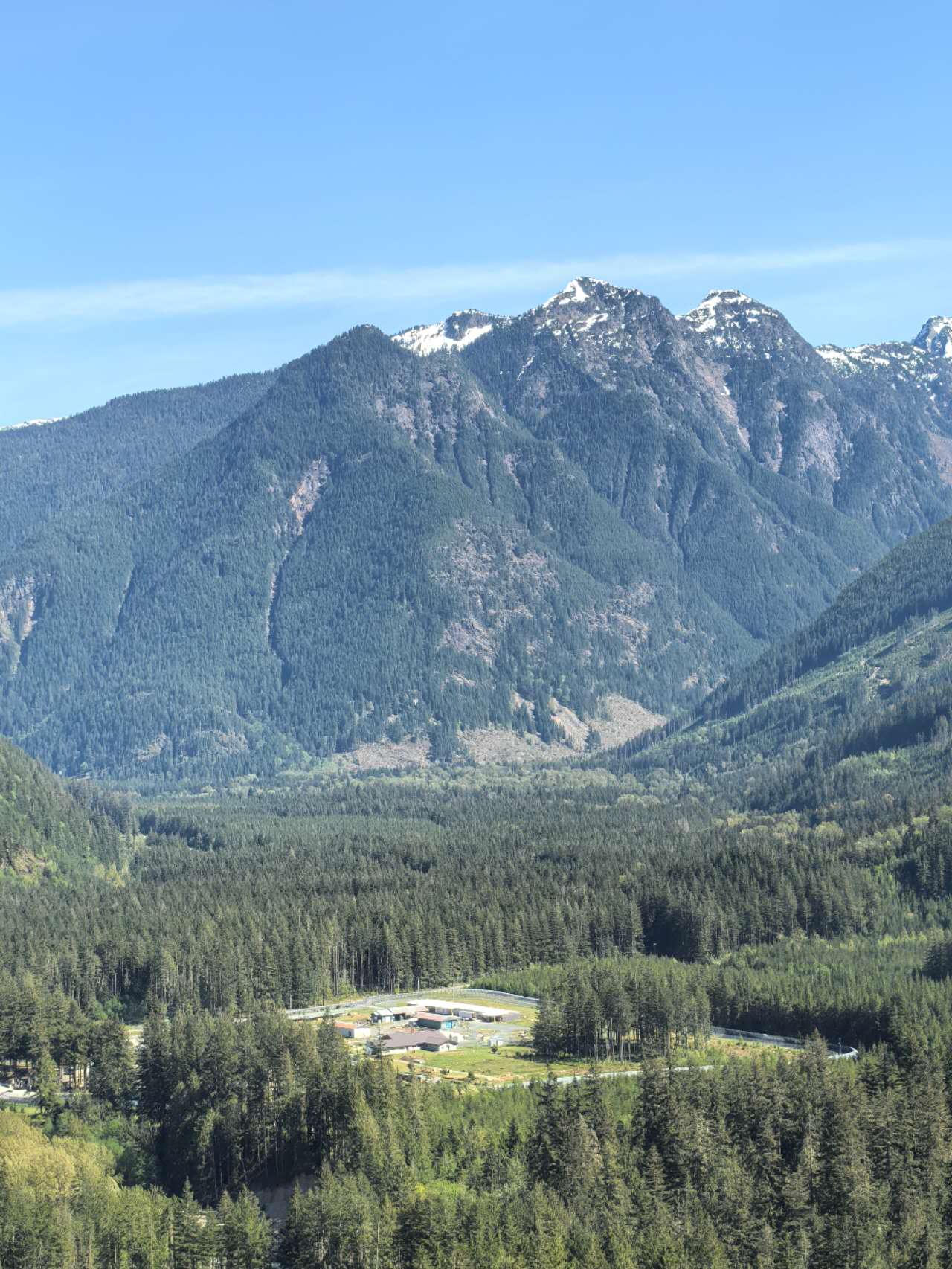 Mountain view from the rest stop