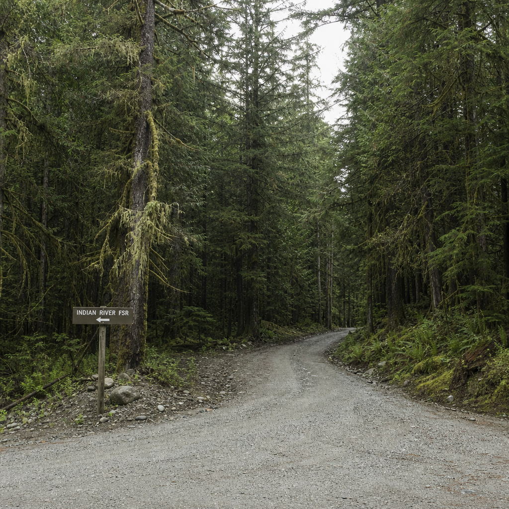 Indian River FSR (turnoff from Mamquam)